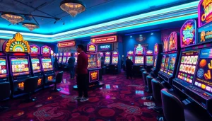 Play thrilling slot demo mahjong at exciting casino machines with vibrant designs and chances to win.