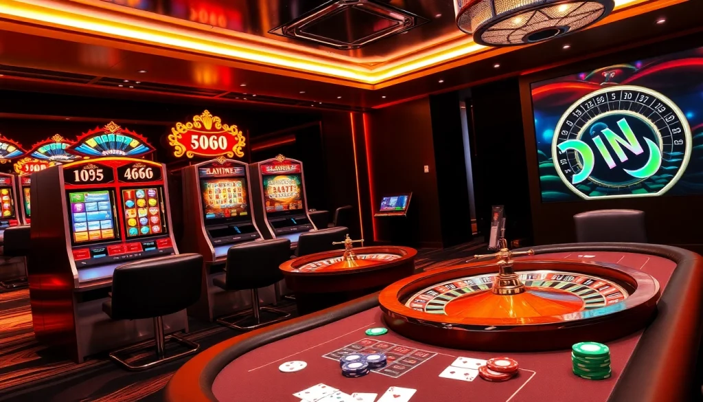 Experience thrilling games with https://jun886.dev/ in a vibrant casino atmosphere.