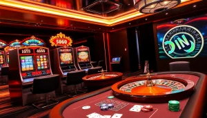 Experience thrilling games with https://jun886.dev/ in a vibrant casino atmosphere.