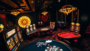 Experience thrilling gameplay at a casino table highlighting hidden wiki tor elements for a unique adventure.