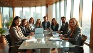 Collaborative session at an environmental law firm demonstrating teamwork and commitment to sustainability.