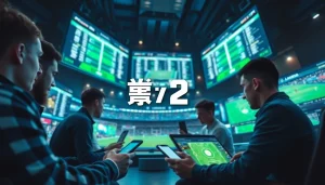 Engaging digital sports betting interface for 슈어맨2 showcasing live action and user interaction.