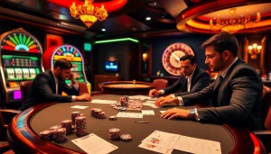 Ressentez l'excitation du casino en ligne Français avec un jeu de poker captivant et un cadre luxueux.