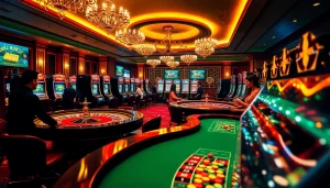 Découvrez l'excitation du casino en ligne Français avec des tables vibrantes et un gameplay captivant.