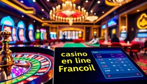 Le Casino en ligne Français stimule une excitation dynamique avec des scènes de poker et de roulette engageantes.