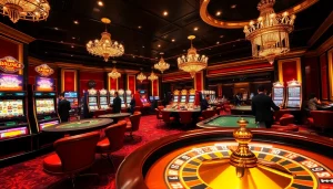 Vivez un jeu de hasard palpitant dans un casino en ligne France avec des tables luxueuses et des machines à sous vibrantes.